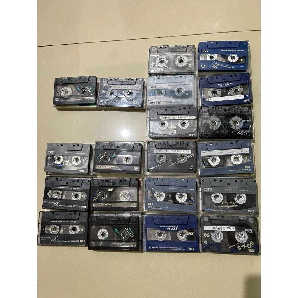 Combo 5 Băng Cassette Type 2 của các hãng , Maxell, Axia, TDK