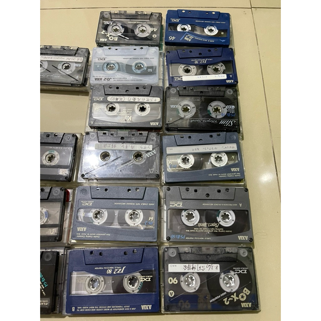 Combo 5 Băng Cassette Type 2 của các hãng , Maxell, Axia, TDK