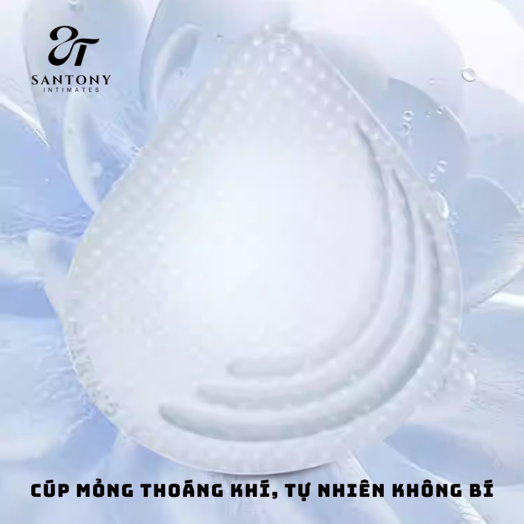 [Hương Giang x Santony] Áo Ngực Santony Nâng Ngực Tự Nhiên Không Gọng Không Lộ Viền Thoáng Khí 8818