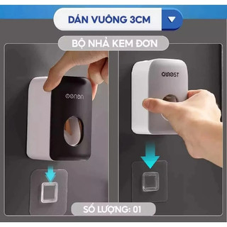 Miếng Dán Vuông Ecoco Miếng Dán Thay thế cho kệ nhà tắm, dính siêu chắc, tiện lợi, dễ dàng.