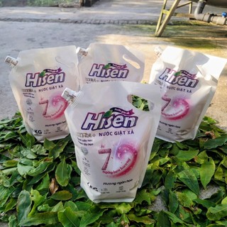 Combo 4 Túi Nước Giặt Xả HISEN 2kg | 8kg Giặt Sạch – Thơm Lâu – Mua Trữ Tiết Kiệm