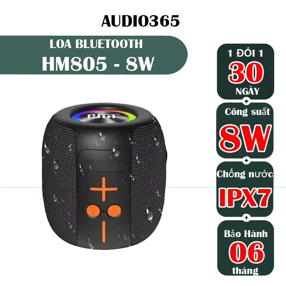 Loa Bluetooth HM805 thiết kế nhỏ gọn