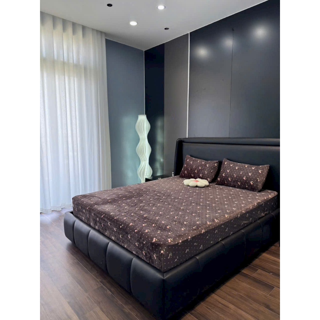 Bộ Ga Gối Nỉ Nhung Sữa – Mềm mịn êm ái – Giữ ấm tốt dùng mùa đông - Hàng Nhập Khẩu