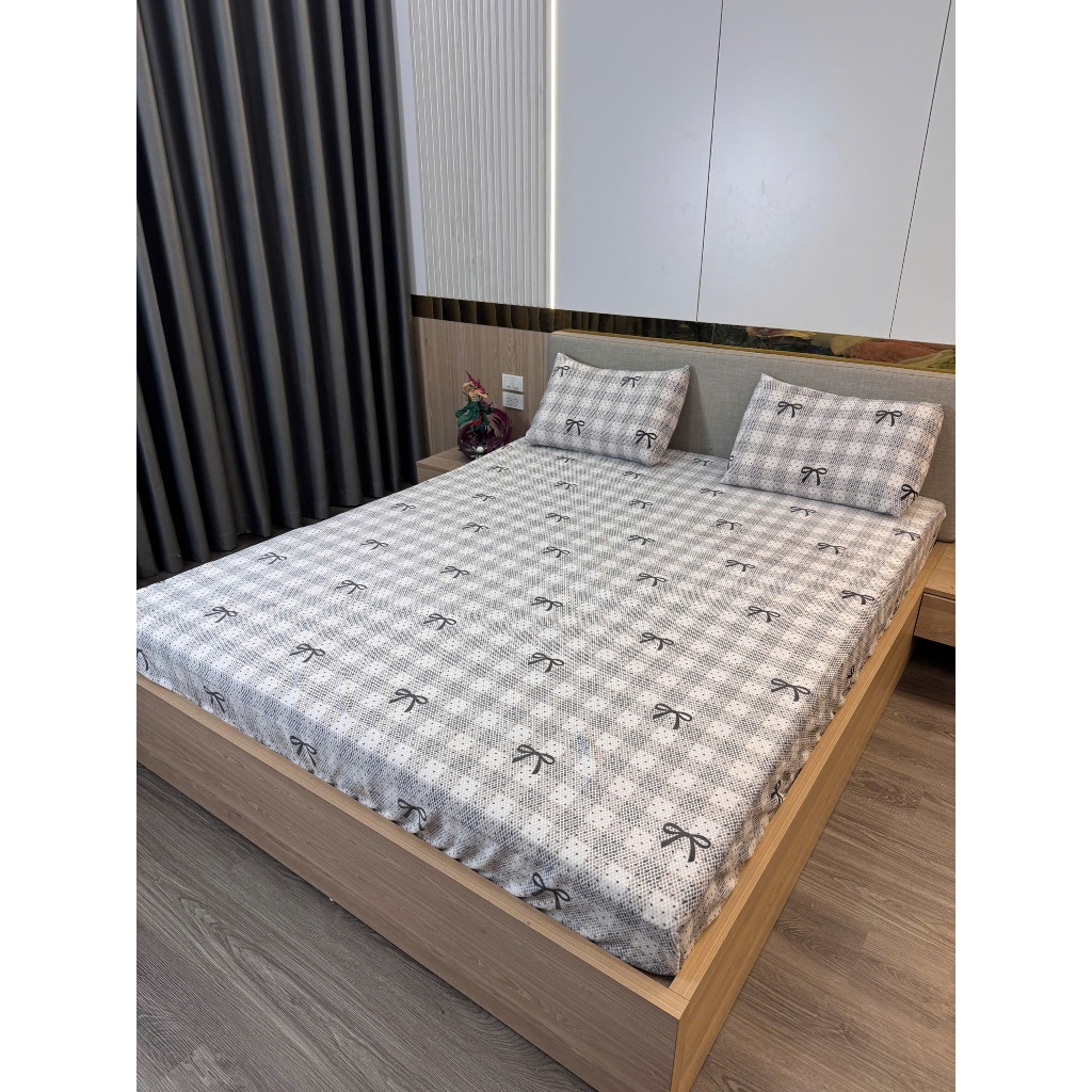 Bộ Ga Gối Nỉ Nhung Sữa – Mềm mịn êm ái – Giữ ấm tốt dùng mùa đông - Hàng Nhập Khẩu