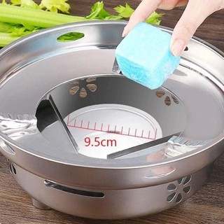 Bếp cồn nấu lẩu bằng thép không gỉ chống gió tiện dụng chất lượng cao cấp không rỉ