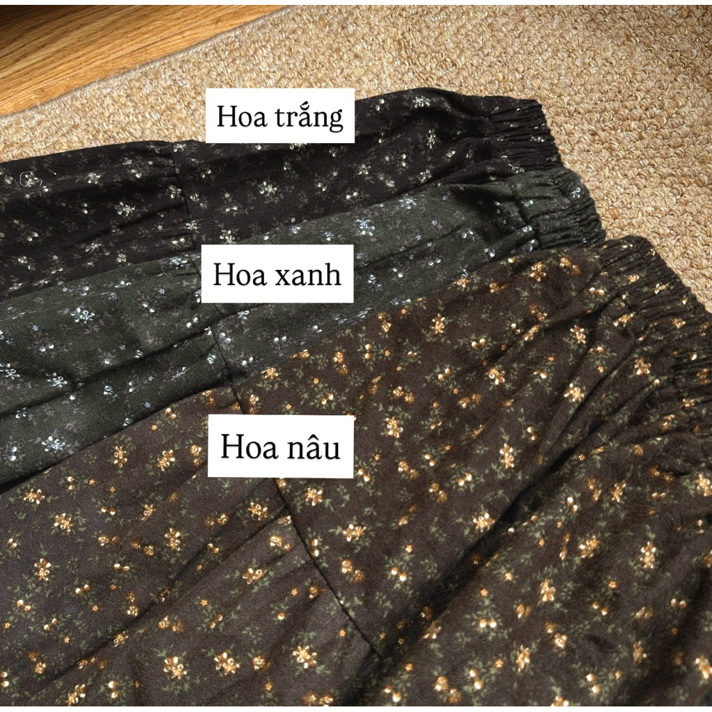 [SẴN HÀNG] Chân váy HOA NHÍ 3 TẦNG dáng xoè chất dạ mỏng cạp chun co giãn | BigBuy360 - bigbuy360.vn