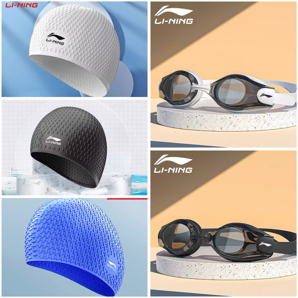 🔹 Kính Bơi Li-Ning Chống Mờ Chống Nước | Độ Nét Cao | Hàng FULL BOX