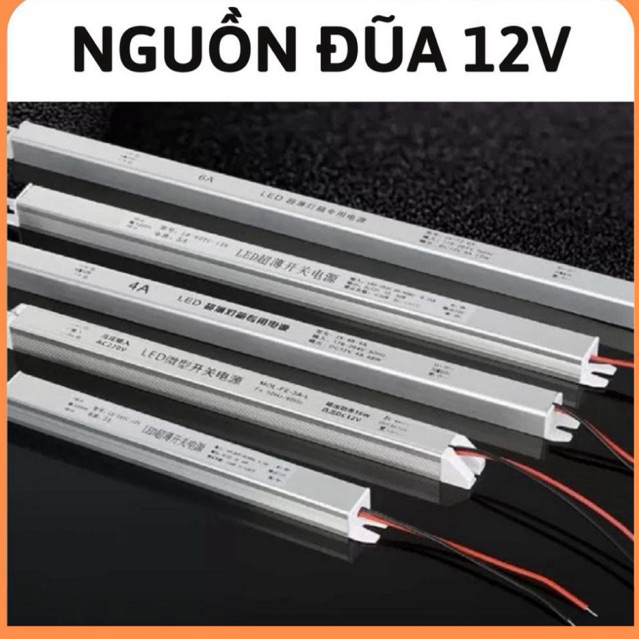 Nguồn Led đũa, nguồn đũa led 12v 2A, 3A,5A,12A hàng chất lượng, nguồn đèn led đũa Cao Cấp