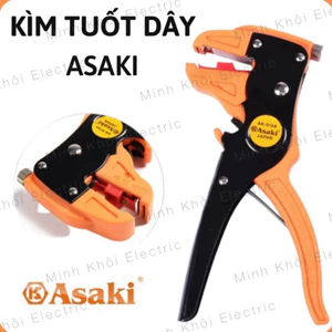 Kìm tuốt dây điện mỏ quạ Asaki AK-9104, kềm tuốt dây mỏ vịt, kìm tuốt dây điện ngang, kìm cắt dây Cao Cấp