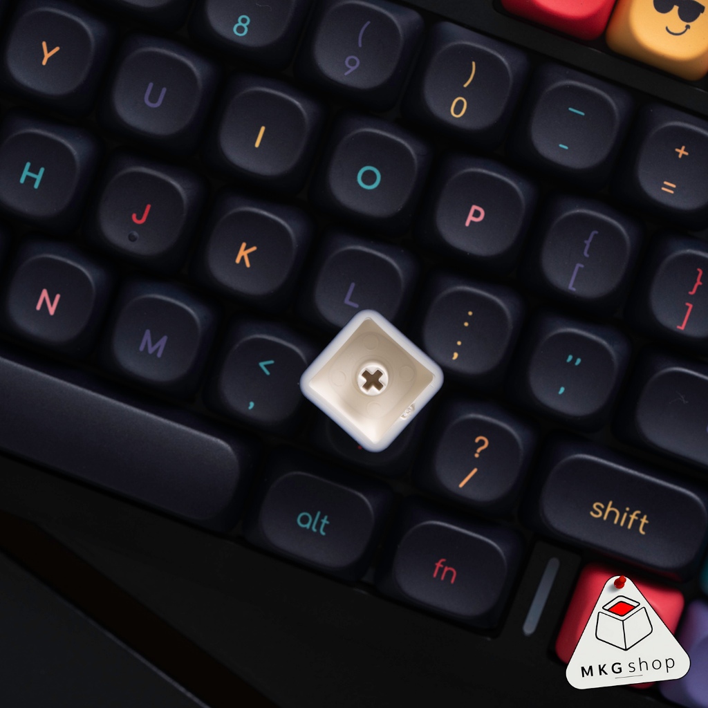 Keycap Litte Monster Dark - MOA profile - PBT dyesub - Nút bàn phím cơ keycap dễ thương | BigBuy360 - bigbuy360.vn