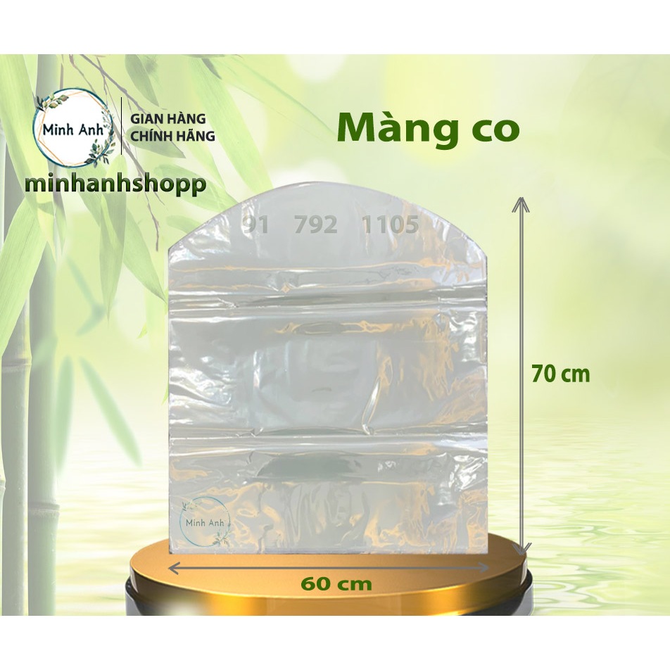 [ Hỏa tốc ] Combo 10 cái - Màng co 70x70 cm - gói quà tết, thuyền nhựa đựng quà tết