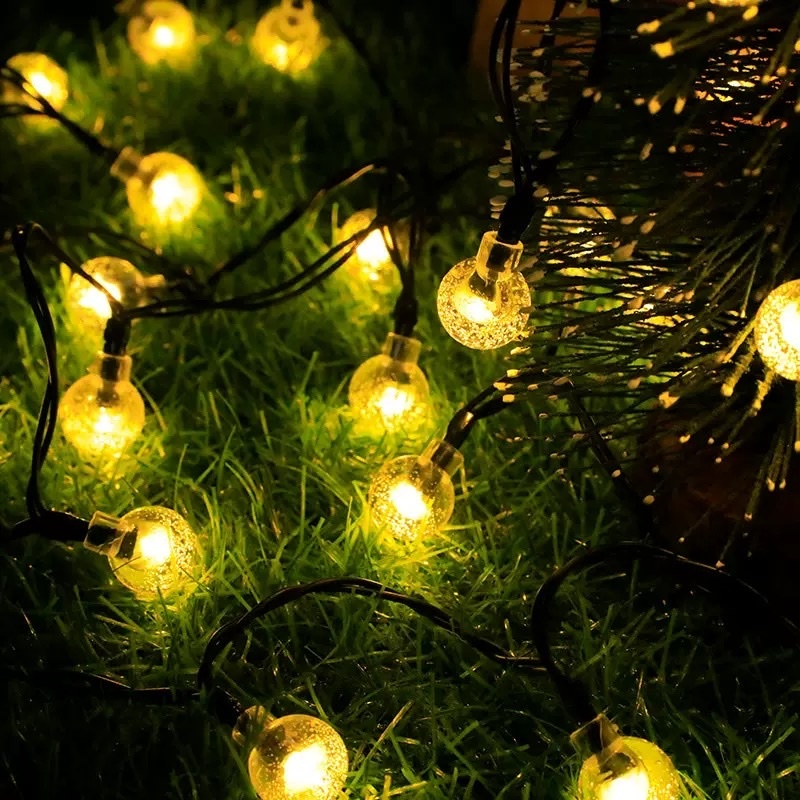 Dây đèn led bi bọt 10m, đèn nháy trang trí trong nhà, ngoài ...