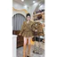 Set dạ tweed nữ cao cấp dáng xòe – Áo khoác cổ ve tay phồng phối chân váy thu đông chân váy ngắn sang trọng New 2025