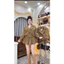 Set dạ tweed nữ cao cấp dáng xòe – Áo khoác cổ ve tay phồng phối chân váy thu đông chân váy ngắn sang trọng New 2025