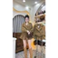 Set dạ tweed nữ cao cấp dáng xòe – Áo khoác cổ ve tay phồng phối chân váy thu đông chân váy ngắn sang trọng New 2025