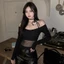 Áo Thun Lưới Cổ Yêm BB Thiết Kế Trễ Vai Kèm Áo Lót Bên Trong Kiểu Dáng Sexy Cá Tính - A5922