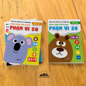 Combo 3 Cuốn Siêu Tính Nhẩm Dành Cho Trẻ Mẫu Giáo, Phép Cộng Trừ Trong Phạm Vi 10, 20, 50