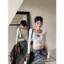 Áo tay dài nữ dáng crop, phong cách retro, ôm body tôn dáng