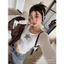 Áo tay dài nữ dáng crop, phong cách retro, ôm body tôn dáng