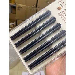 Đũa carbon kháng khuẩn, chống ẩm mốc, HỘP 10 đôi, chịu nhiệt, chống trơn trượt, chịu nhiệt cao cấp