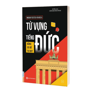 Sách - Mindmap Deutsch Vokabeln - Từ vựng Tiếng Đức bằng sơ đồ tư duy