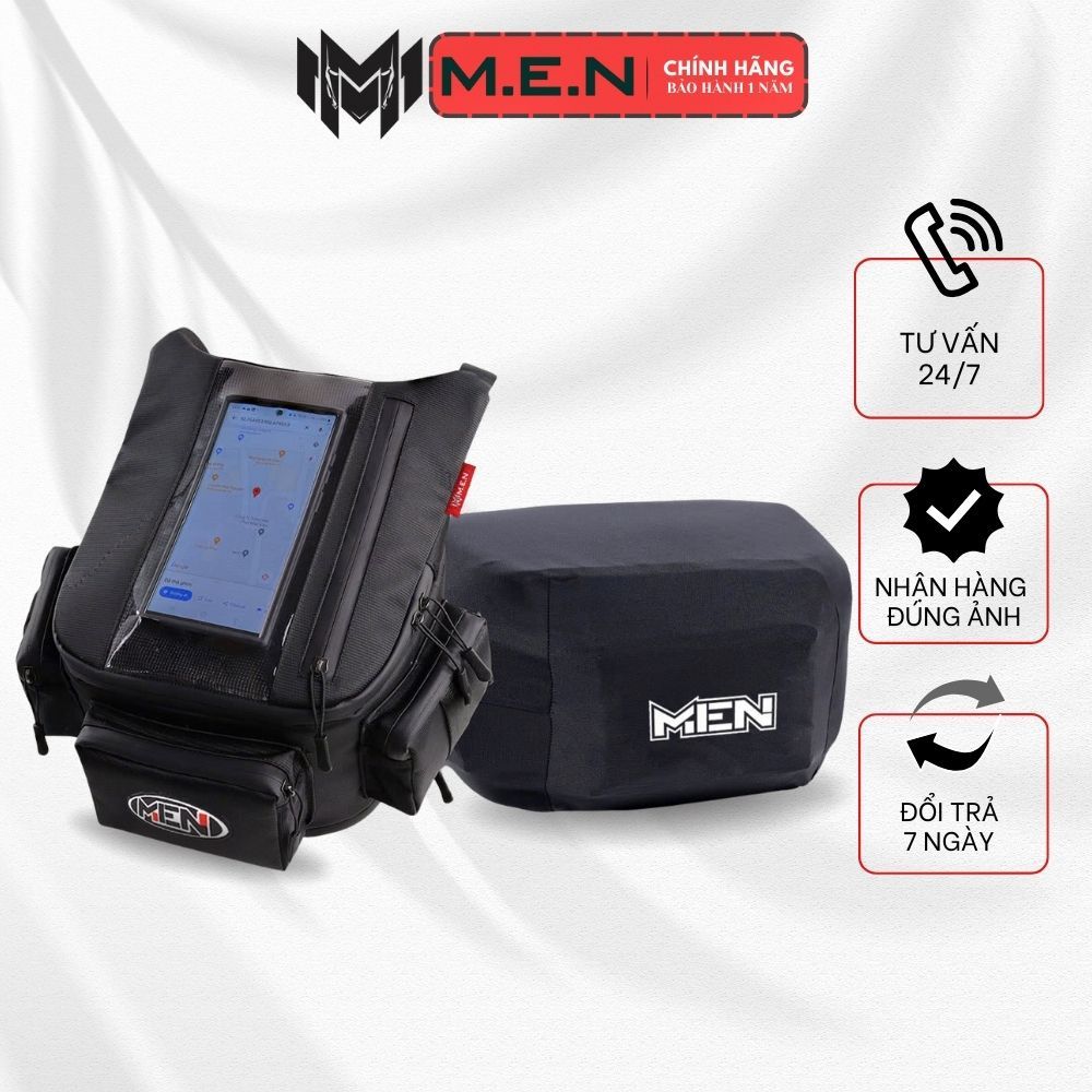 Túi treo đầu xe máy thiếu niên Men K3 thoáng nhiệt [HÃNG XƯỞNG SỈ]