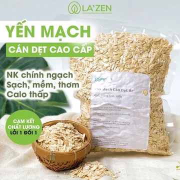 250gr/500gr Yến mạch Chile / Mỹ, yến mạch tươi, nguyên cám , cán dẹt/mỏng ăn liền - La'zen