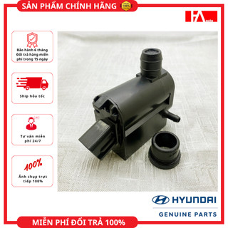 { Hàng Chính Hãng } Mô tơ bơm nước rửa kính Hyundai i10, Getz, SantaFe, Tucson, Kona, i20, Accent ( 2 vòi )