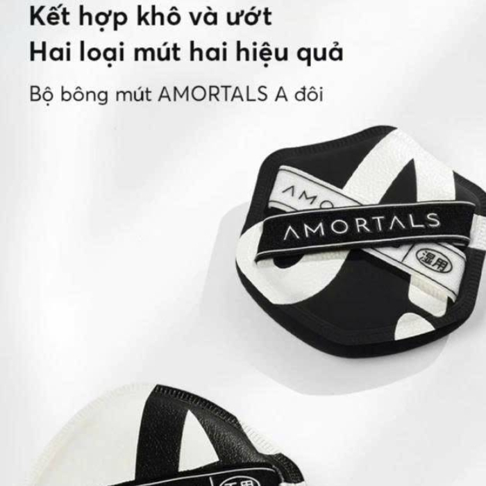 Set Bông Mút Amortals Double A (2 Bông Mút + Hộp Đựng)