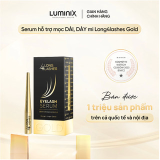 Set Long4Lashes Tiên Mi Lượng Nhãn, Serum Dưỡng Mi Long4lashes Gold và Son Dưỡng Túi Trong