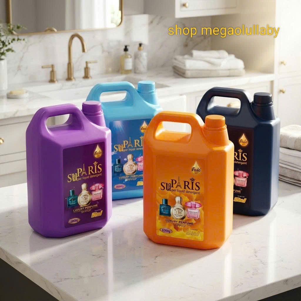 Chia sẻ: Nước Giặt Xả Pari Hương Nước Hoa 5000ml, Nước Giặt Pari, Không Hoá Chất, An Toàn Cho Da, Tẩy Siêu Sạch
