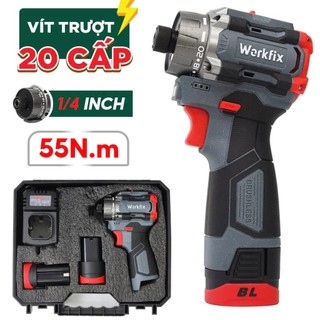 Máy Bắn Vít Không Chổi Than workfix M16B-VT45BL – 2 Cấp Tốc Độ, 23 Cấp Trượt