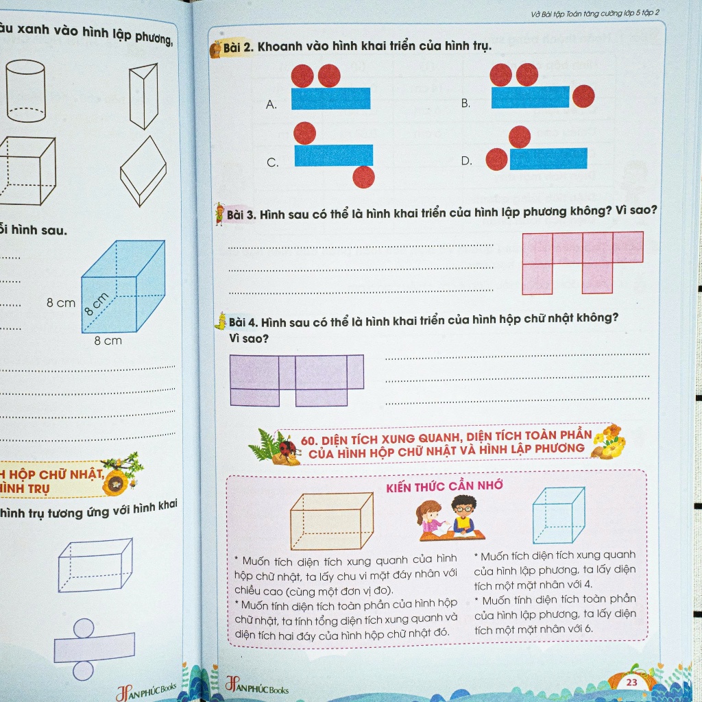 Sách - Vở Bài Tập Toán Tăng Cường Lớp 5 Tập 2 Cánh Diều