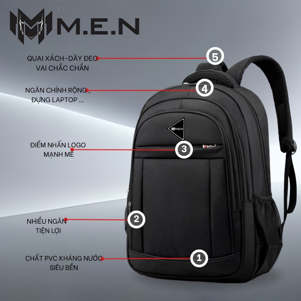 Balo văn phòng M.E.N ACROTT kháng nước CR64 [FreeShip]