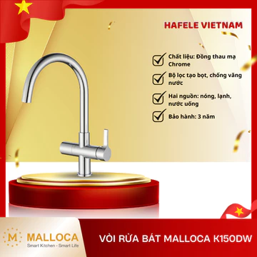 Vòi Rửa Mạ Chrome K150DW – 3 Đường Nước Tiện Lợi – Bộ Lọc Tạo Bọt – Thiết Kế Hiện Đại – FEM
