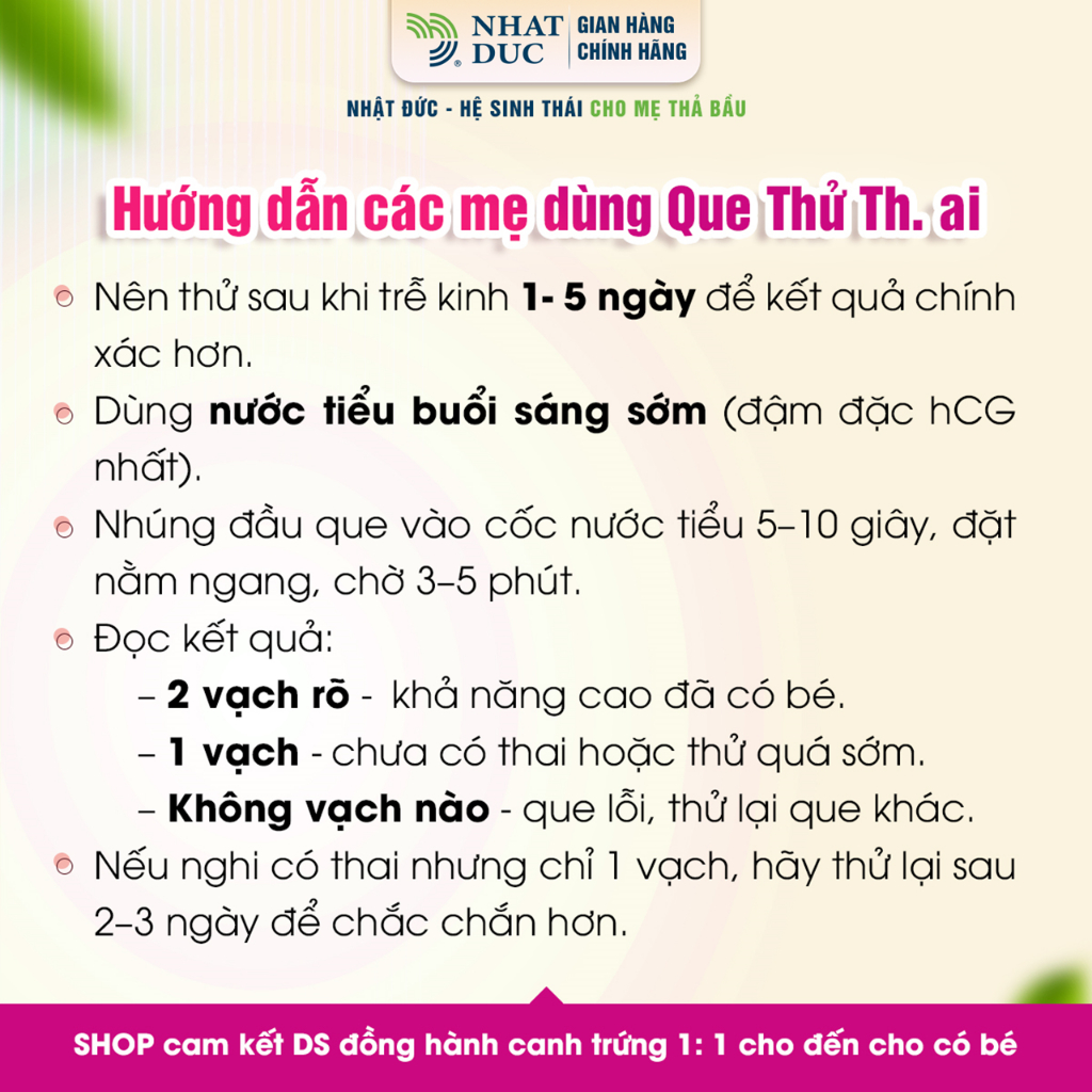 [Combo canh trứng] 10 que thử trứng + 2 que thử thai tặng bảng canh cho mẹ thả bầu- Nhật Đức, bsk, trà OvaQ
