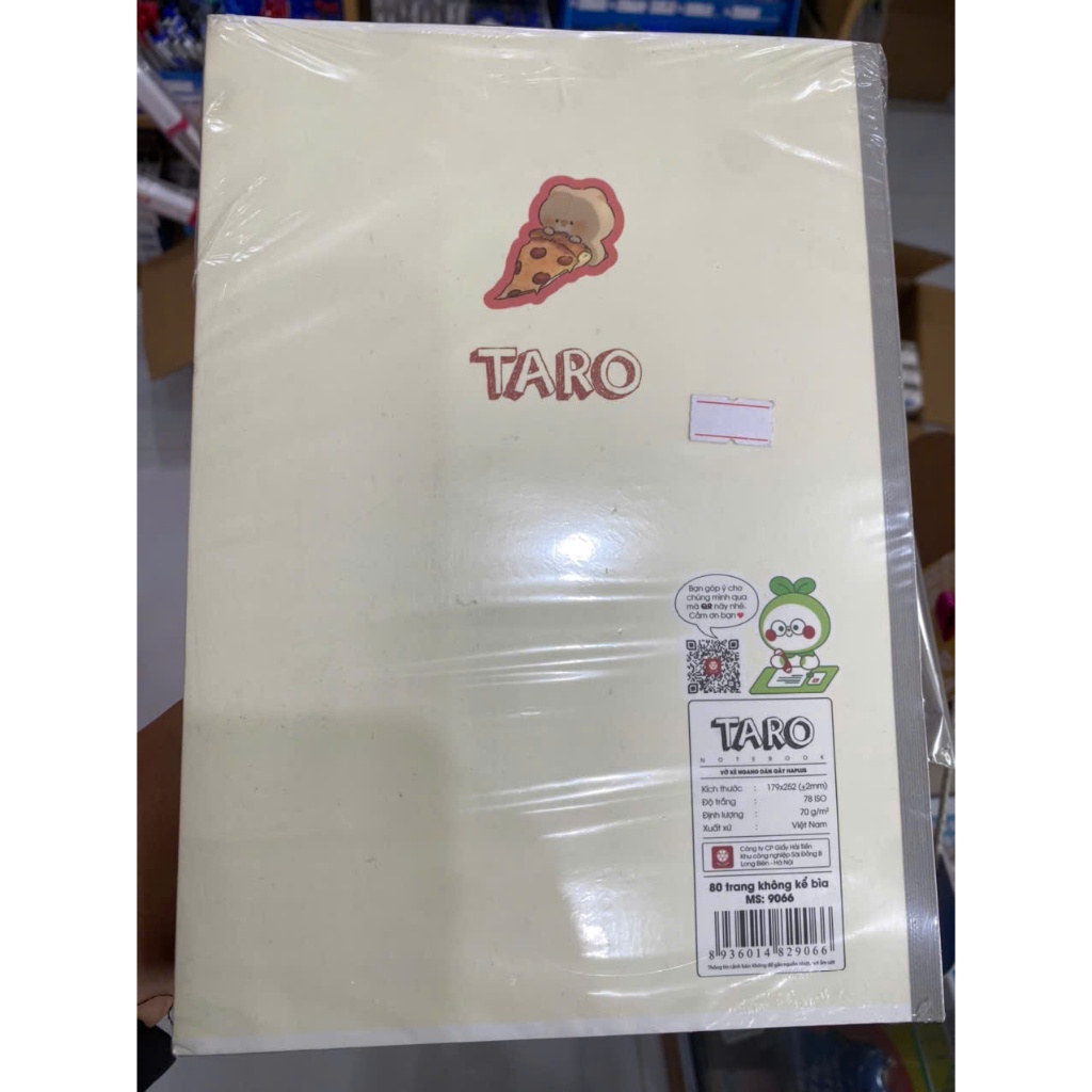 Vở Kẻ Ngang Taro 80tr - MS : 9066