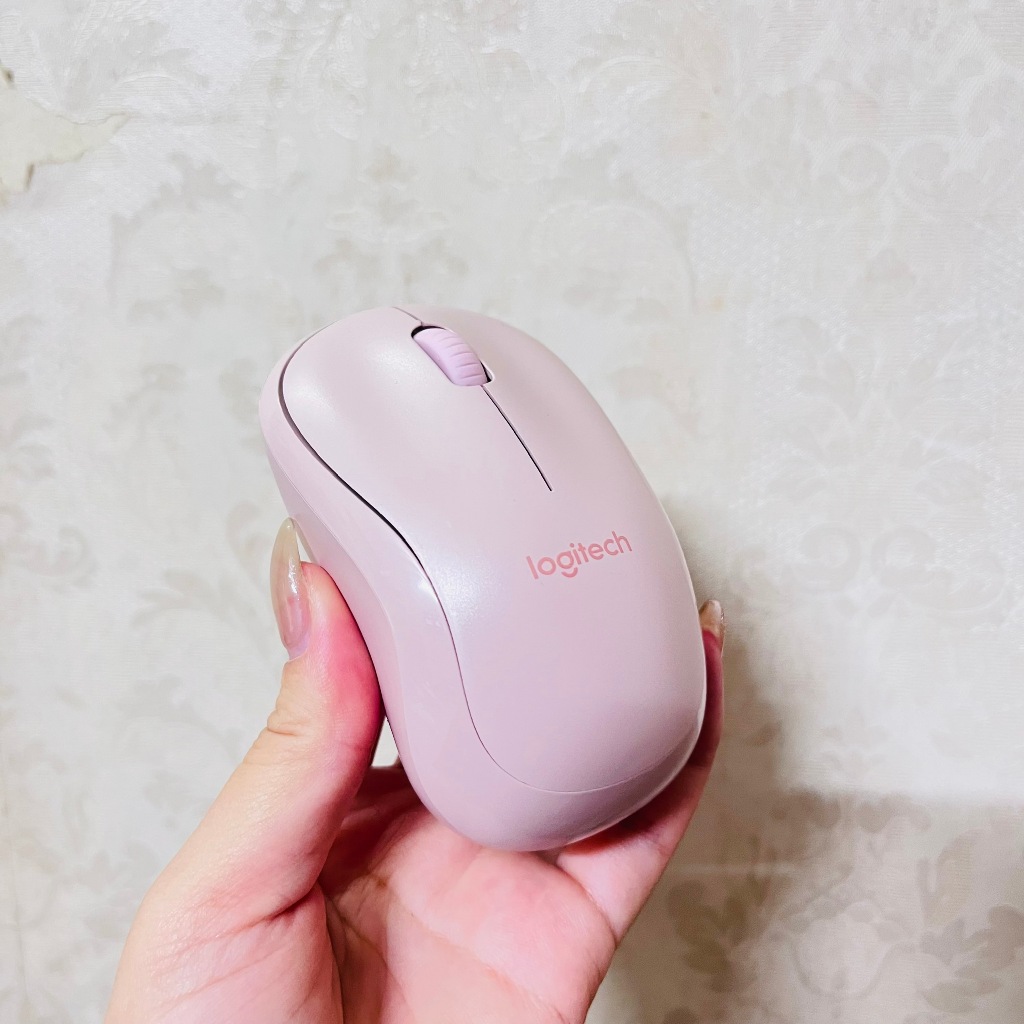 Chuột Logitech M220 Hồng không dây kèm pin, bảo hành 1 năm