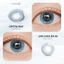 Kính áp tròng khoá ẩm 8H 1 Ngày Màu Xanh Pha Lê CARASE, Lens cận CRYSTAL BLUE