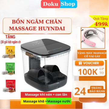 Bồn ngâm chân massage công nghệ Đức massage bấm huyệt giúp lưu thông máu, Chậu ngâm chân tạo Ozon khử trùng mùi hôi chân