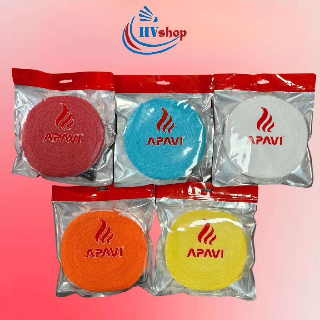 Quấn cán vải Apavi AG-204 cuộn 10m siêu bám tay, thấm hút mồ hôi, tiện lợi khi dùng - HVShop