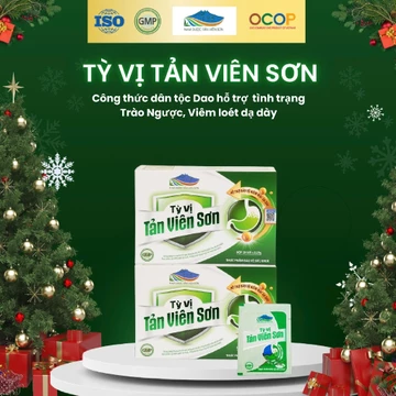 Bột dạ dày Tỳ vị Tản Viên Sơn người Dao hỗ trợ trào ngược, giảm đau và ợ hơi ợ chua dạ dày