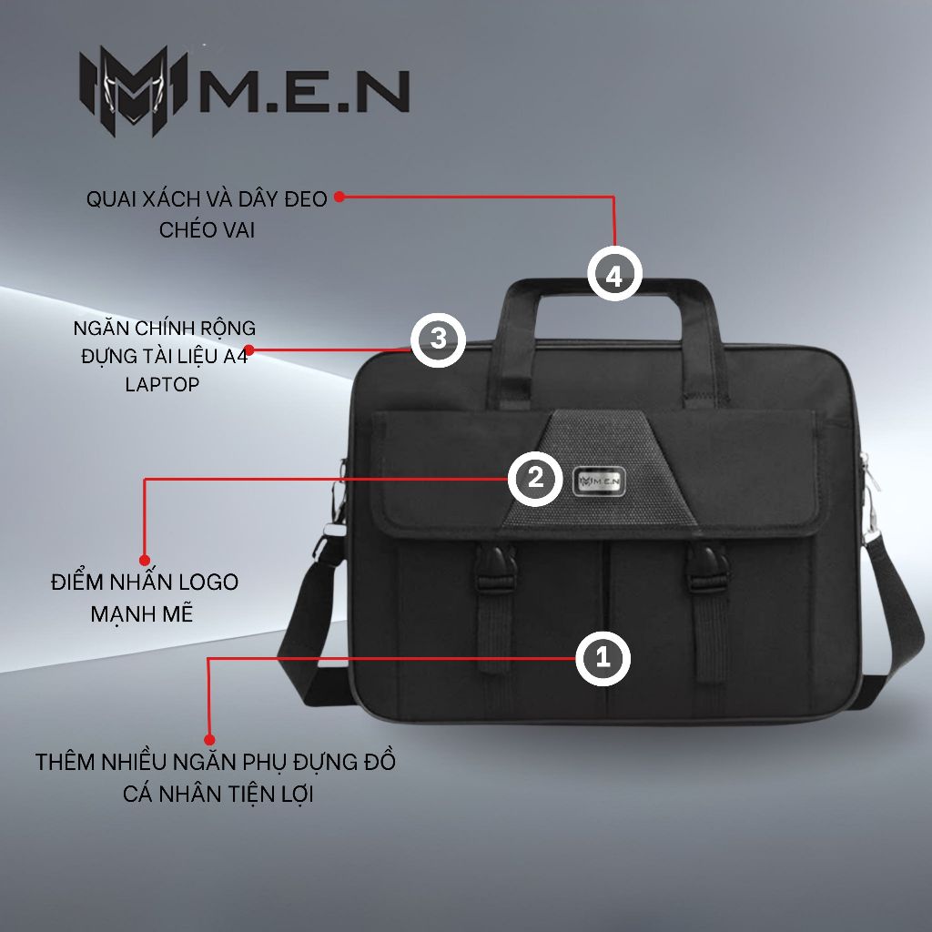 Cặp đựng laptop nam nữ Case trung tâm Men chất lượng [SẢN PHẨM MỚI]