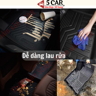 Thảm Lót Sàn Xe Geely Coolray Nhựa TPE Đúc Khuôn 5D TRÀN VIỀN BẬC CỬA- MẪU MĐ