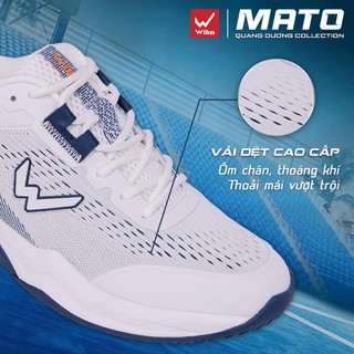 Giày Pickleball Mato x Quang Dương,Upper Wi Fly-knit co giãn đa chiều, Đệm Wi-Cloud hấp thụ lực tốt
