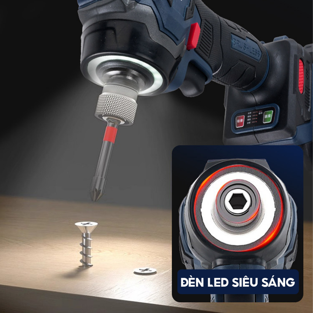[6 TÍNH NĂNG] Máy Chuyên Vít  Workfix WF-SD238N Tích Hợp 4 Tính Năng Siết Bulong Mở Ốc Xe Tải, Ô Tô