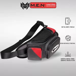 Túi đeo vai unisex Men D7 đen đỏ [XƯỞNG MAY GIA CÔNG]