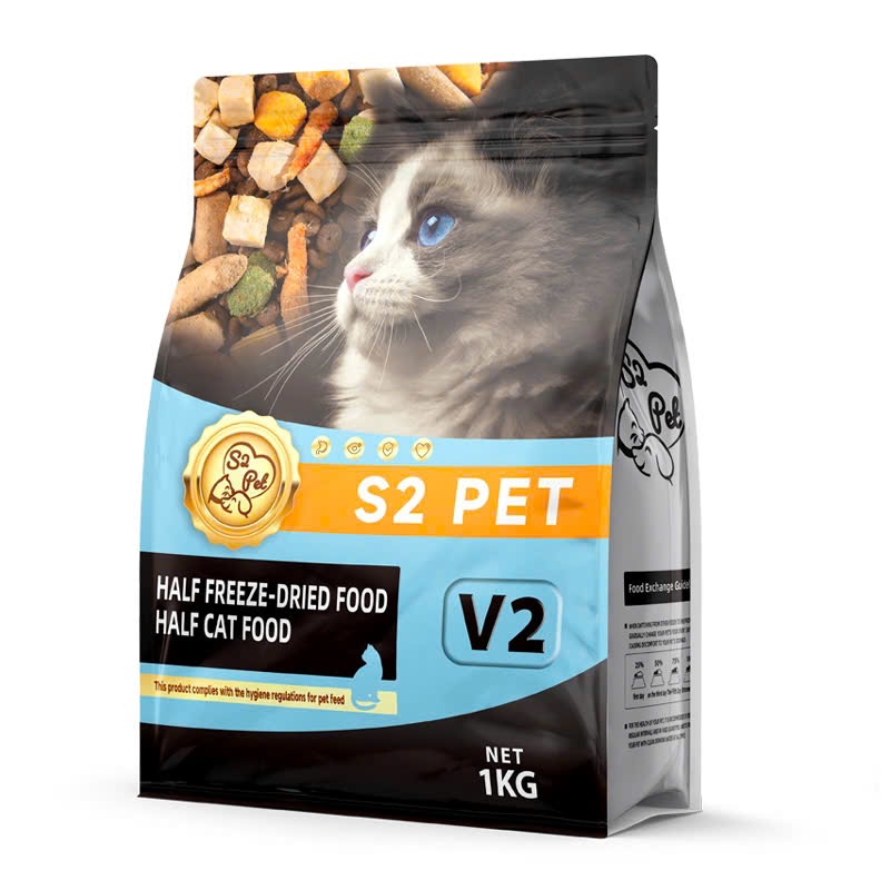 [TÚI 5KG] Hạt Cho Mèo S2Pet V2  – Đạm 32%, Siêu TOPPING 55%, Dễ tiêu hoá, Phù hợp mèo mọi lứa tuổi
