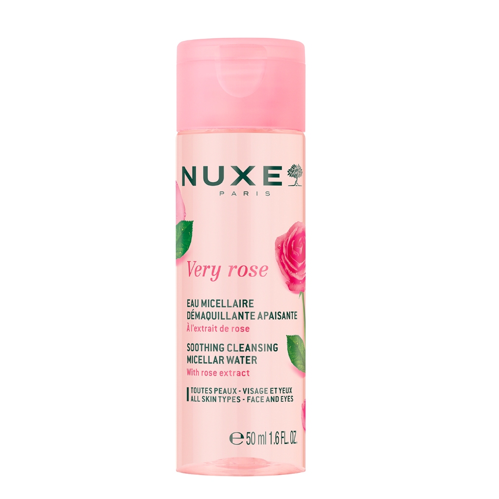 [Quà tặng không bán] Nước tẩy trang Micellar 3 trong 1 chiết xuất hoa hồng Nuxe Very Rose 50ml