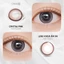 Kính áp tròng khoá ẩm 8H 1 Ngày Màu Hồng Pha Lê CARASE, Lens cận CRYSTAL PINK